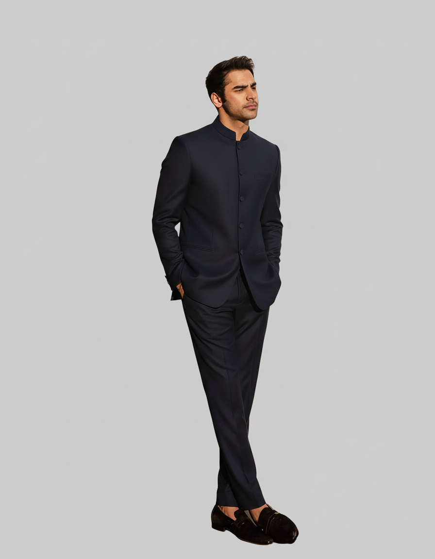 Tropical Suiting Navy Blue
