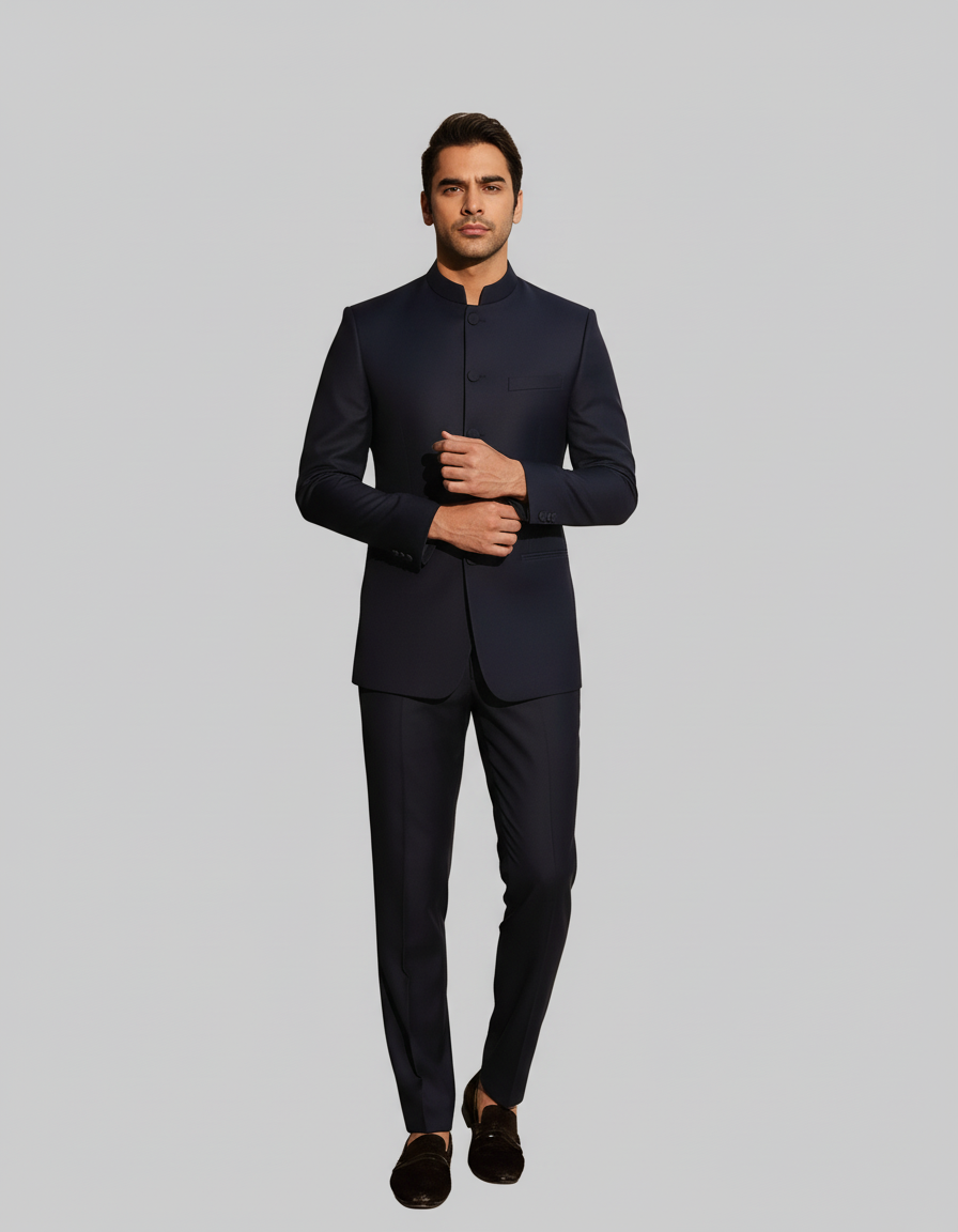 Tropical Suiting Navy Blue