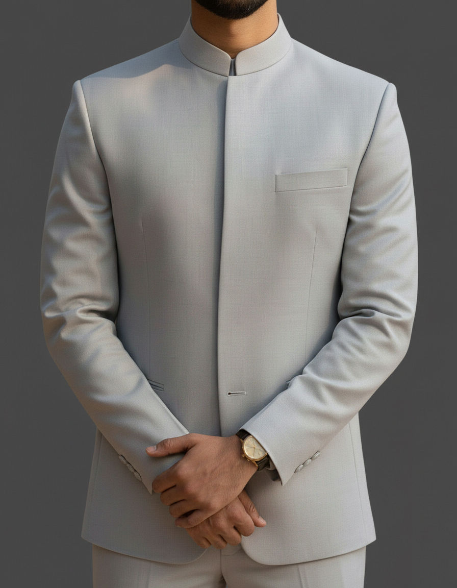 Tropical Suiting Light Grey