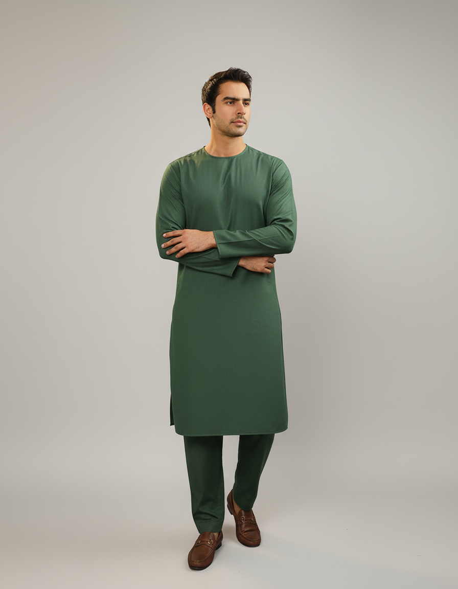 Wash & Wear Seaweed Green