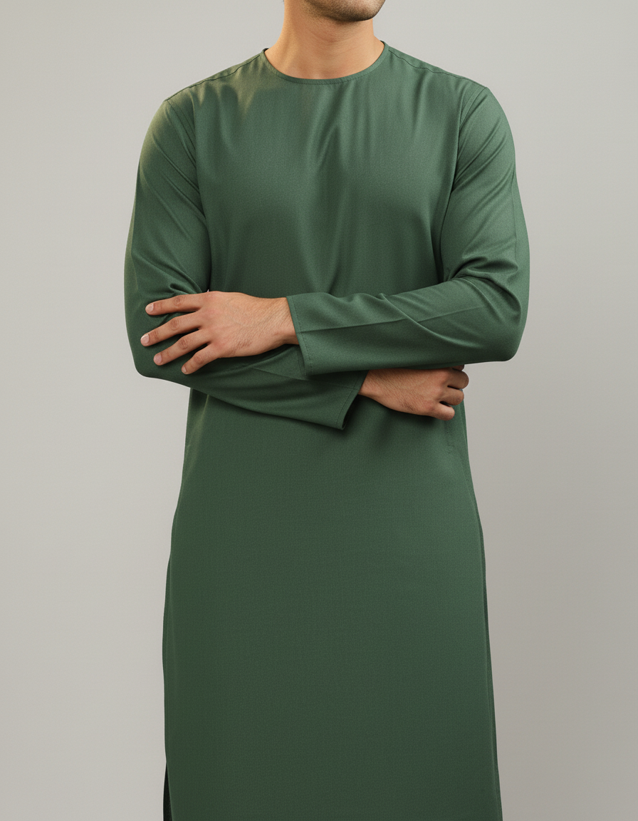 Wash & Wear Seaweed Green