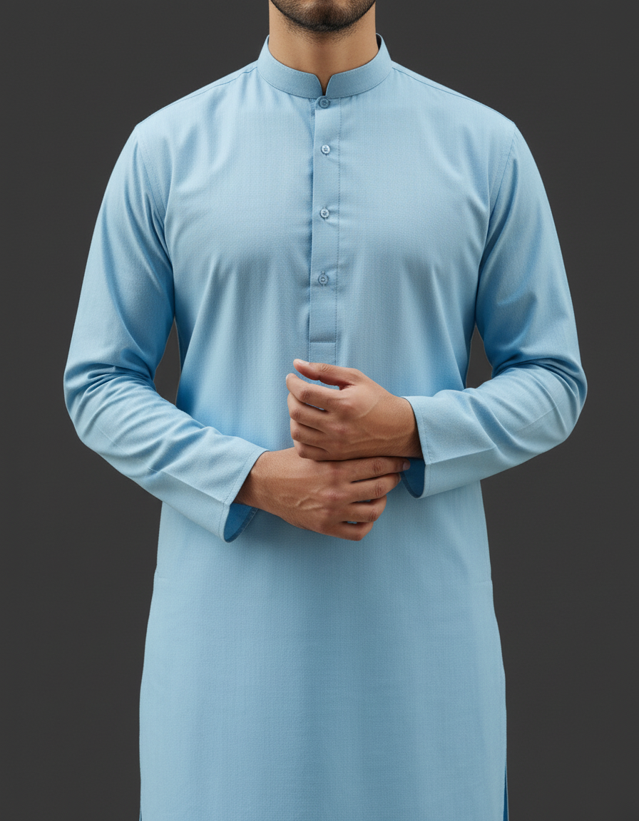 Premium Cotton Sky Blue