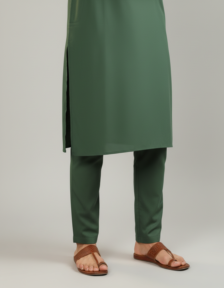 Wash & Wear Seaweed Green
