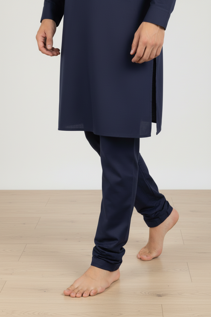 Wash & Wear Navy Blue