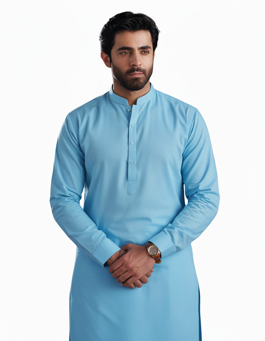 Wash & Wear Sky Blue