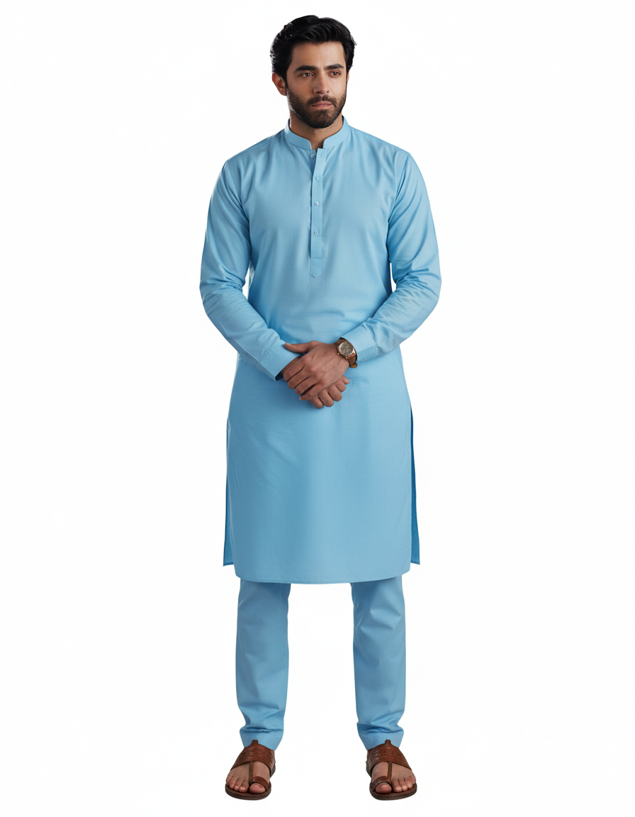 Wash & Wear Sky Blue